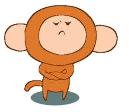 Little Monkey,Oliver sticker #4199562