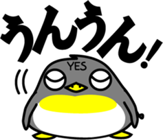 YES penguin sticker #4199867