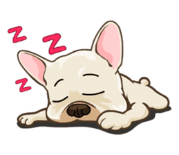 Louknann the frenchie sticker #4200593