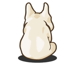 Louknann the frenchie sticker #4200609