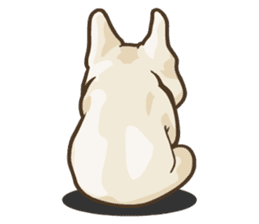 Louknann the frenchie sticker #4200609