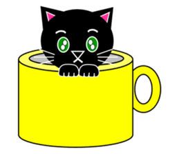 The cats(tiger cat,white cat,black cat)1 sticker #4200697