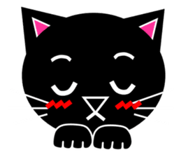 The cats(tiger cat,white cat,black cat)1 sticker #4200704