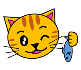 The cats(tiger cat,white cat,black cat)1 sticker #4200710