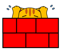 The cats(tiger cat,white cat,black cat)1 sticker #4200715