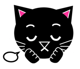 The cats(tiger cat,white cat,black cat)1 sticker #4200720