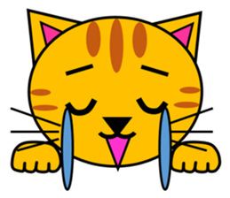 The cats(tiger cat,white cat,black cat)1 sticker #4200721