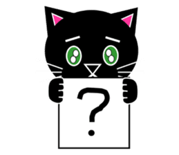 The cats(tiger cat,white cat,black cat)1 sticker #4200725