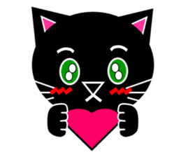 The cats(tiger cat,white cat,black cat)1 sticker #4200730