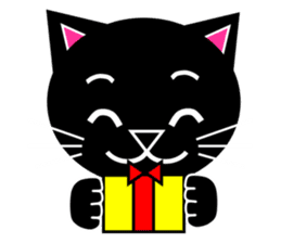The cats(tiger cat,white cat,black cat)1 sticker #4200732