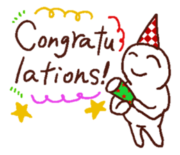 Simple emotion and message. sticker #4200856