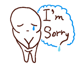 Simple emotion and message. sticker #4200862