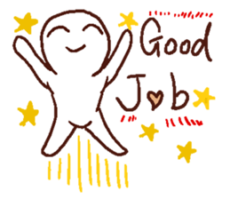 Simple emotion and message. sticker #4200863