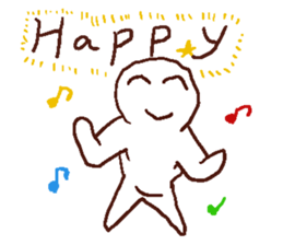 Simple emotion and message. sticker #4200865