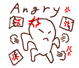 Simple emotion and message. sticker #4200866