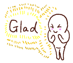 Simple emotion and message. sticker #4200868