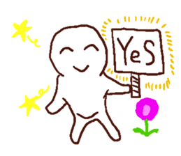 Simple emotion and message. sticker #4200870