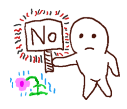 Simple emotion and message. sticker #4200871