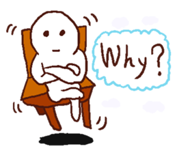 Simple emotion and message. sticker #4200872