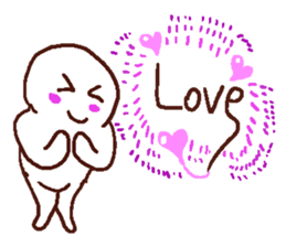 Simple emotion and message. sticker #4200884