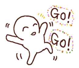 Simple emotion and message. sticker #4200892