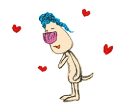 Braid dog sticker #4201037