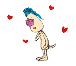 Braid dog sticker #4201037