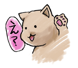 crazy cat and dog sticker #4201427