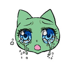 crazy cat and dog sticker #4201446