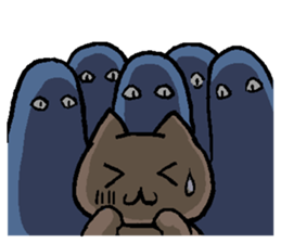 crazy cat and dog sticker #4201450