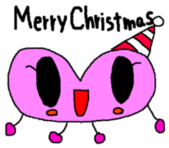 kyururun heart english sticker #4202085