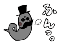 Easygoing animal by Mizky sticker #4202178