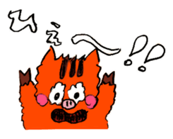 Easygoing animal by Mizky sticker #4202184