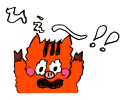 Easygoing animal by Mizky sticker #4202184