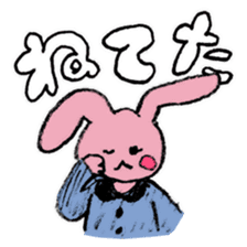 Easygoing animal by Mizky sticker #4202191