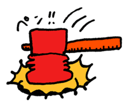 Easygoing animal by Mizky sticker #4202194