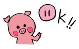 Easygoing animal by Mizky sticker #4202199