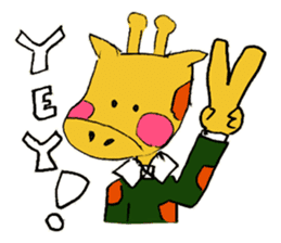 Easygoing animal by Mizky sticker #4202201