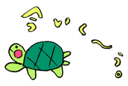 Easygoing animal by Mizky sticker #4202202