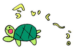 Easygoing animal by Mizky sticker #4202202