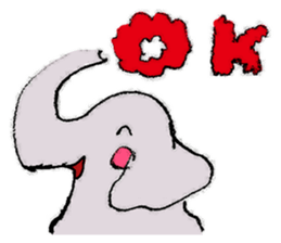 Easygoing animal by Mizky sticker #4202214