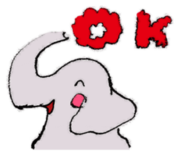 Easygoing animal by Mizky sticker #4202214