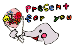 Easygoing animal by Mizky sticker #4202215