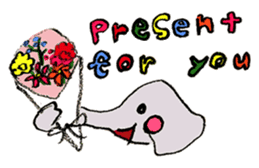 Easygoing animal by Mizky sticker #4202215