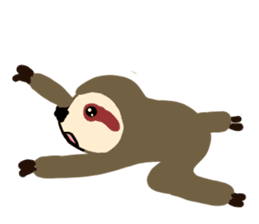 Because I'm  a sloth sticker #4202306