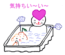 Heart cat. sticker #4202376