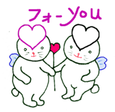 Heart cat. sticker #4202379