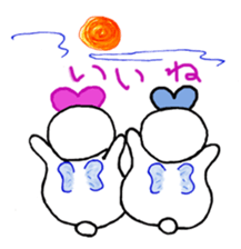 Heart cat. sticker #4202380