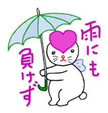 Heart cat. sticker #4202384