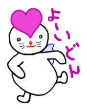 Heart cat. sticker #4202404